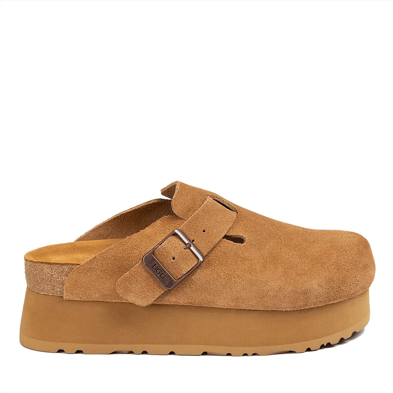UGG Valentina Platform Suede Leather 9 UGG Valentina Platform Suede Leather - Image 7