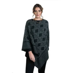 Premium Possum And Merino Wool - Diamond Poncho