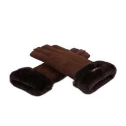 UGG Premium Single Cuff Gloves -Jumbo Sale Store CHOCO 5