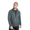 Premium Possum And Merino Wool - Chevron Zip Jacket -Jumbo Sale Store KO873