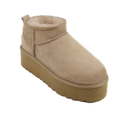 UGG Premium Ultra Mini Platform Boots -Jumbo Sale Store TAN3