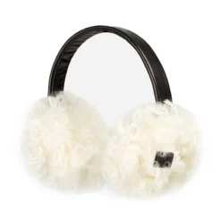 UGG Curly Fluffy Sheepskin Earmuff -Jumbo Sale Store bw