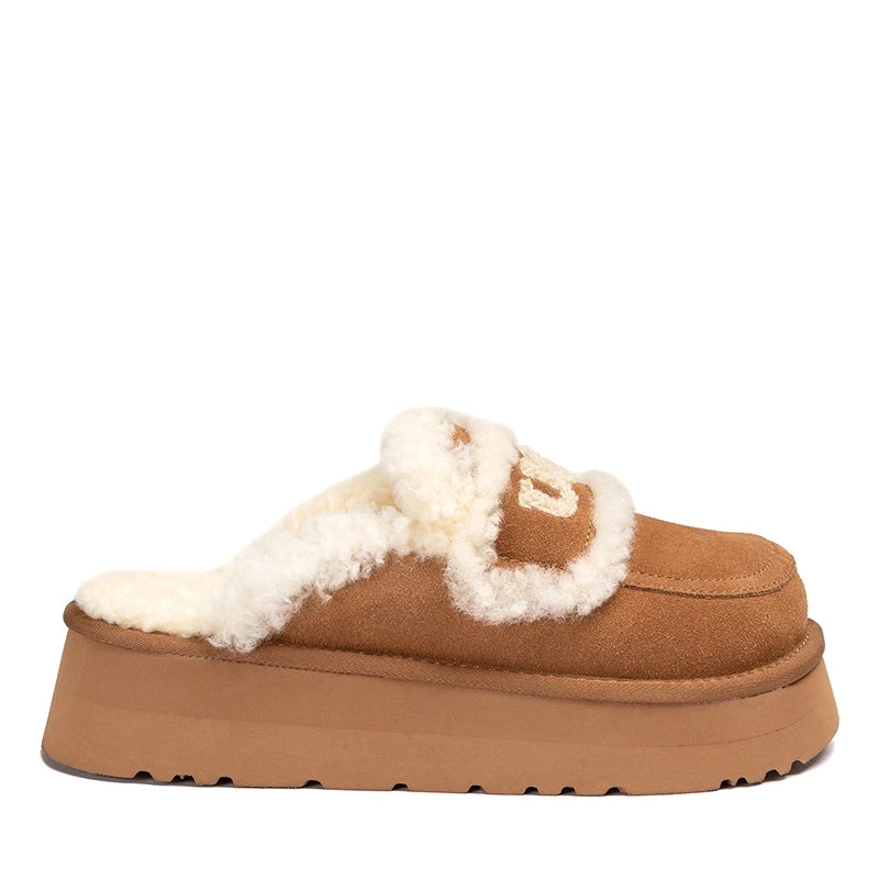 UGG Chloe Fluffy Platform Scuff 4 UGG Chloe Fluffy Platform Scuff - Image 2