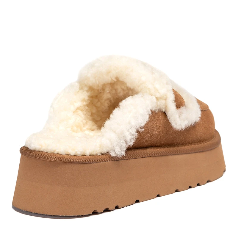 UGG Chloe Fluffy Platform Scuff 5 UGG Chloe Fluffy Platform Scuff - Image 3