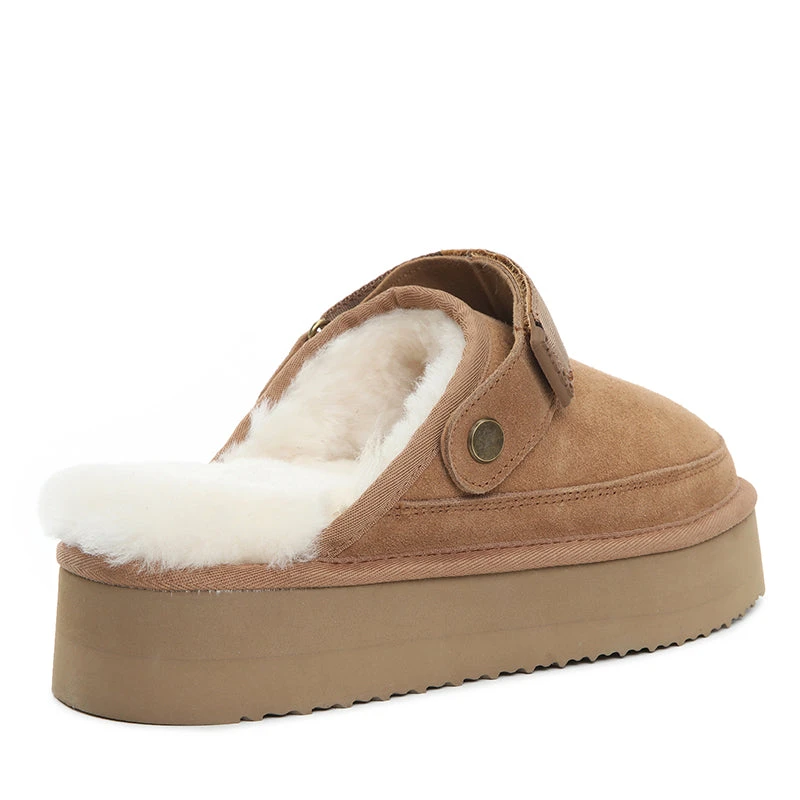 UGG Clogg Wool Platform Scuff 4 UGG Clogg Wool Platform Scuff - Image 2
