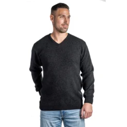 Premium Possum And Merino Wool V-neck Jumper