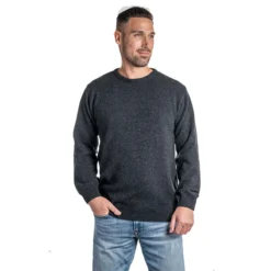 Premium Possum And Merino Wool - Crew Neck Jumper -Jumbo Sale Store charcoal 0fcb6695 94a0 413d a015 6b36693def68