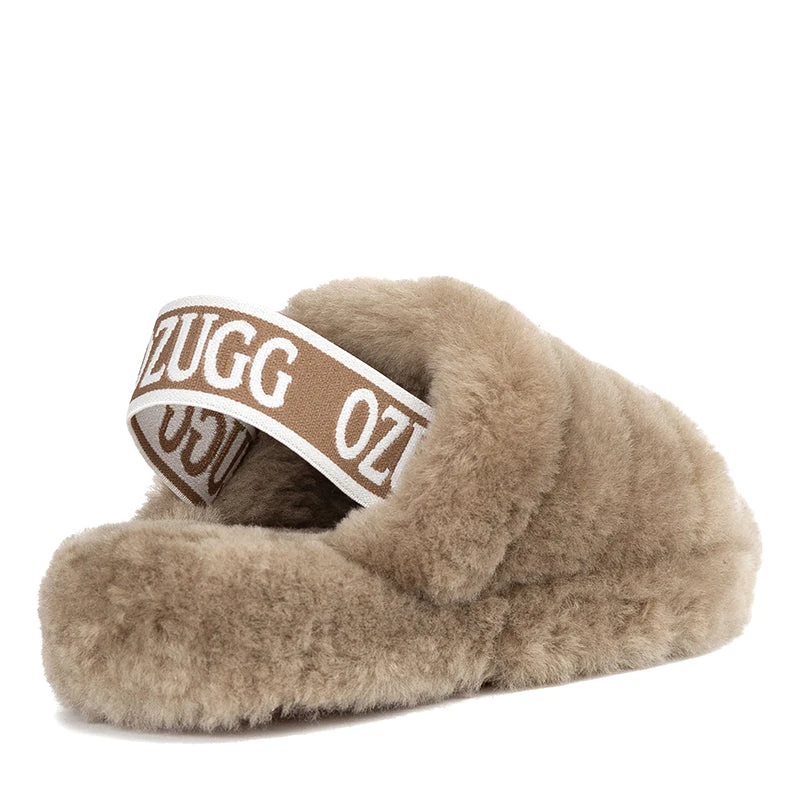 UGG Premium Kids Fluffy Sandals 6 UGG Premium Kids Fluffy Sandals - Image 4