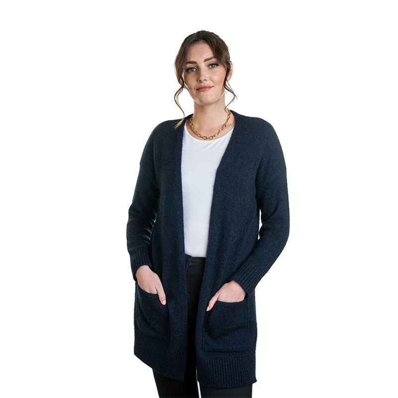 Premium Possum And Merino Wool - Longline Cardigan 3 Premium Possum And Merino Wool - Longline Cardigan