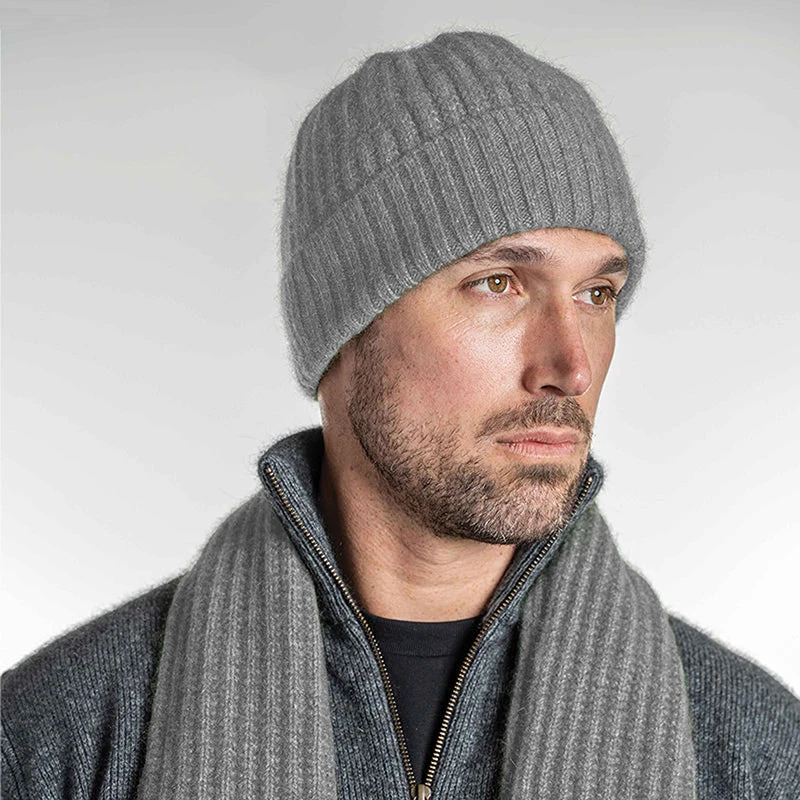 Premium Possum And Merino Wool-Ribbed Beanie 7 Premium Possum And Merino Wool-Ribbed Beanie - Image 5
