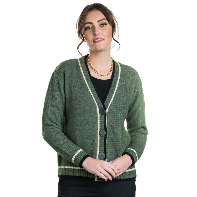 Premium Possum And Merino Wool - V Neck Cardigan 3 Premium Possum And Merino Wool - V Neck Cardigan