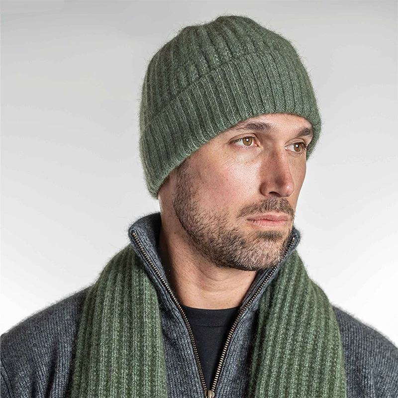 Premium Possum And Merino Wool-Ribbed Beanie 3 Premium Possum And Merino Wool-Ribbed Beanie