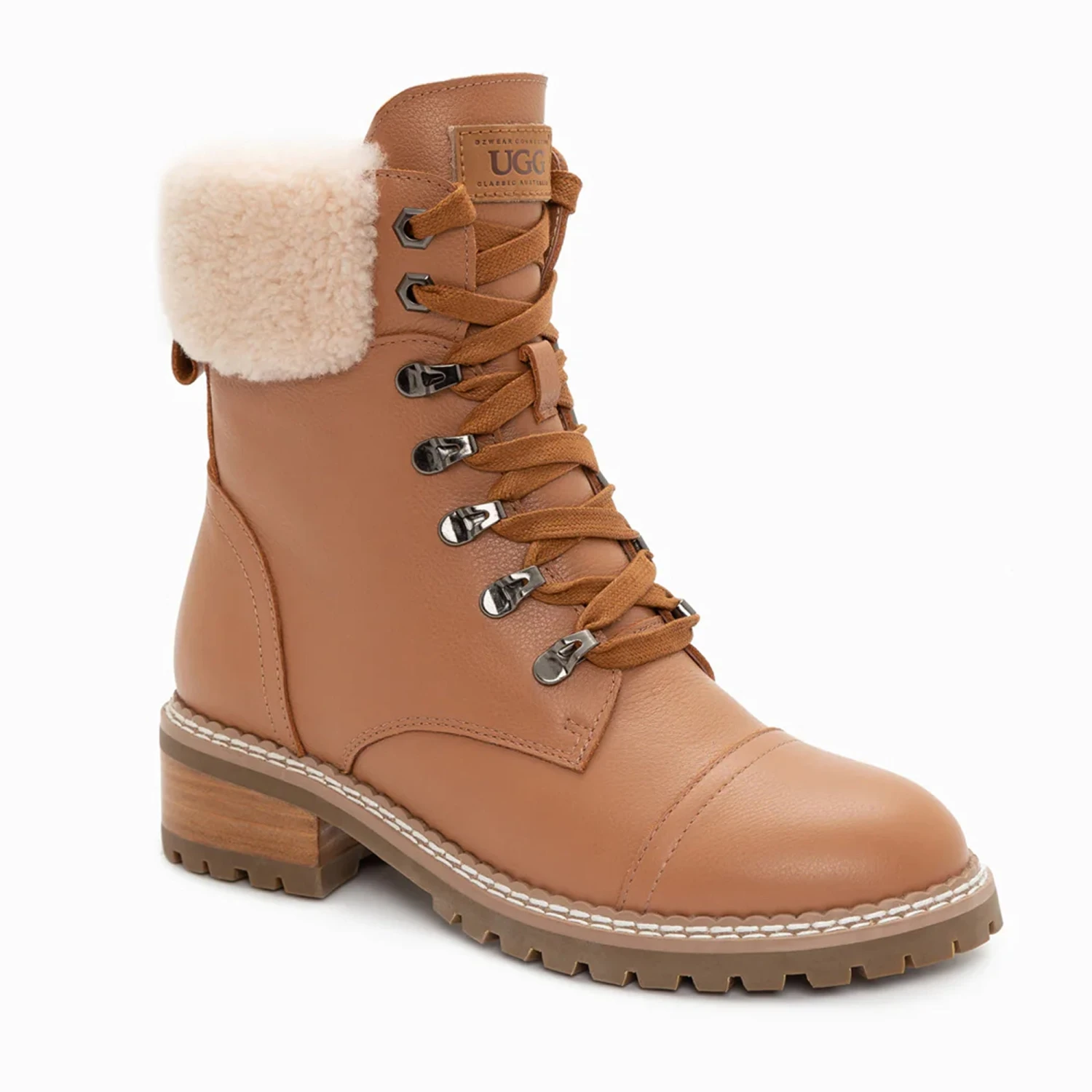 UGG Lyric Lace Up Leather Boots 4 UGG Lyric Lace Up Leather Boots - Image 2