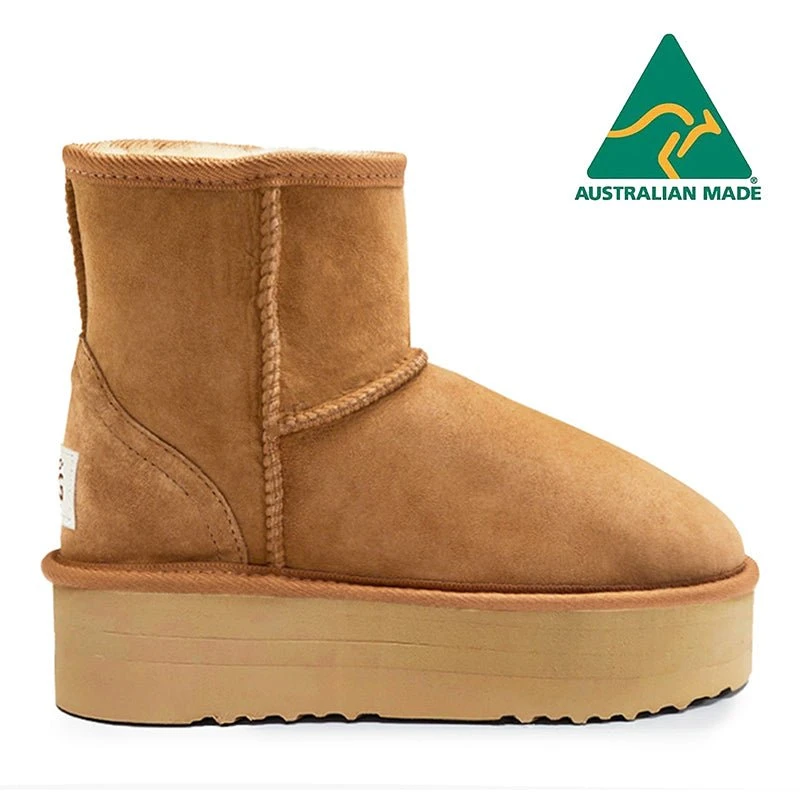 Jumbo UGG Platform Selena Ultra Short Boots-Made In Australia 3 Jumbo UGG Platform Selena Ultra Short Boots-Made In Australia