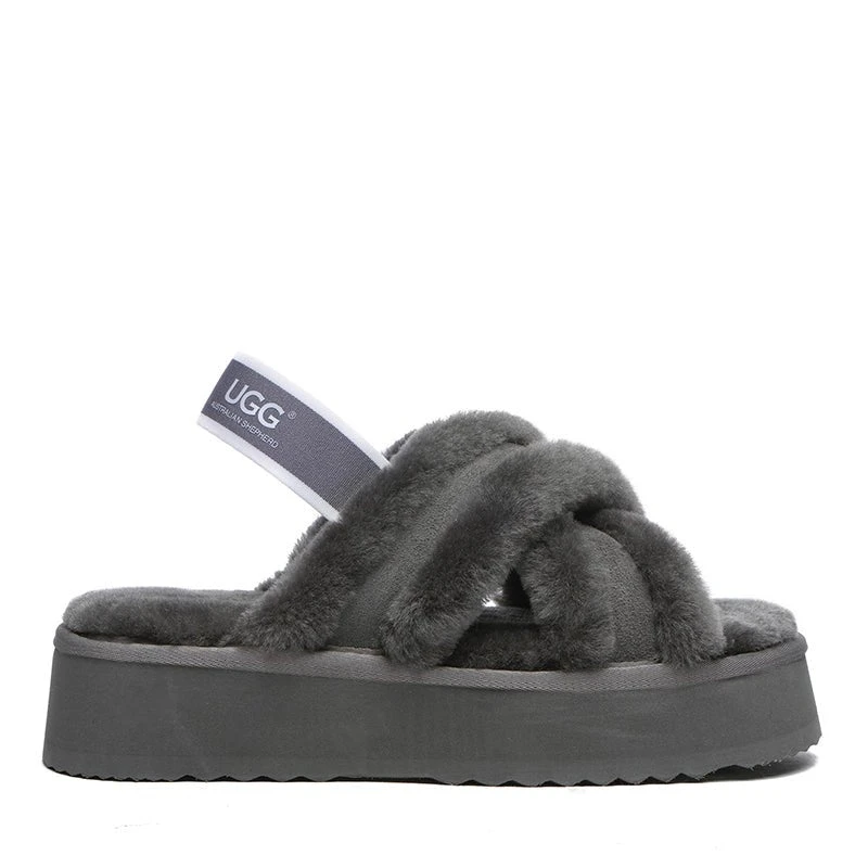 UGG Sayuri Platform Cross Slides 13 UGG Sayuri Platform Cross Slides - Image 11