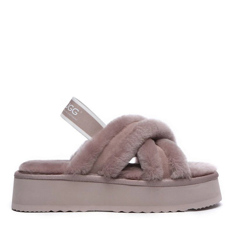 UGG Sayuri Platform Cross Slides 18 UGG Sayuri Platform Cross Slides - Image 16
