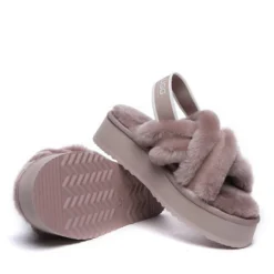 UGG Sayuri Platform Cross Slides 41 UGG Sayuri Platform Cross Slides -Jumbo Sale Store ugg sayuri platform cross slides 794233