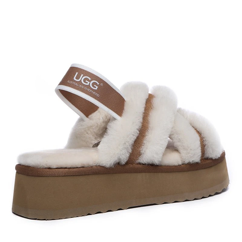 UGG Sayuri Platform Cross Slides 4 UGG Sayuri Platform Cross Slides - Image 2