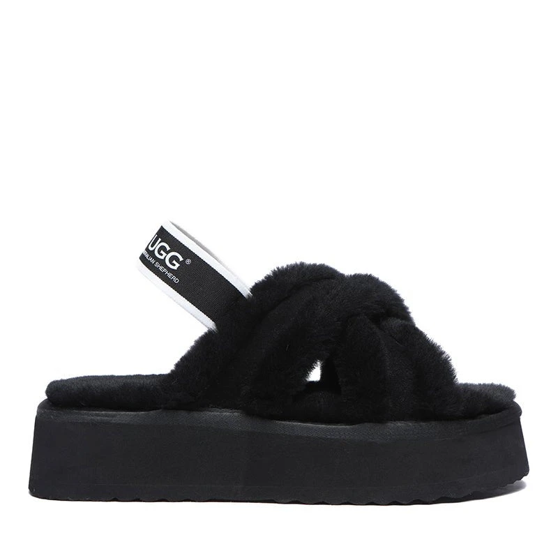 UGG Sayuri Platform Cross Slides 8 UGG Sayuri Platform Cross Slides - Image 6
